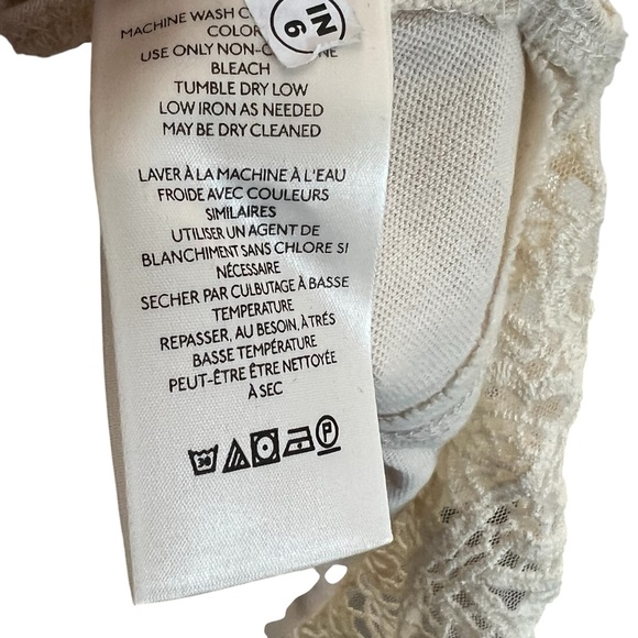 Free People Sparrow Lace Trim Tunic in Ivory - Picture 6 of 9